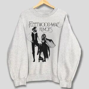 Retro 90s Fleetwood Mac Rumours Album Sweatshirt, Fleetwood Mac Band shirt grey